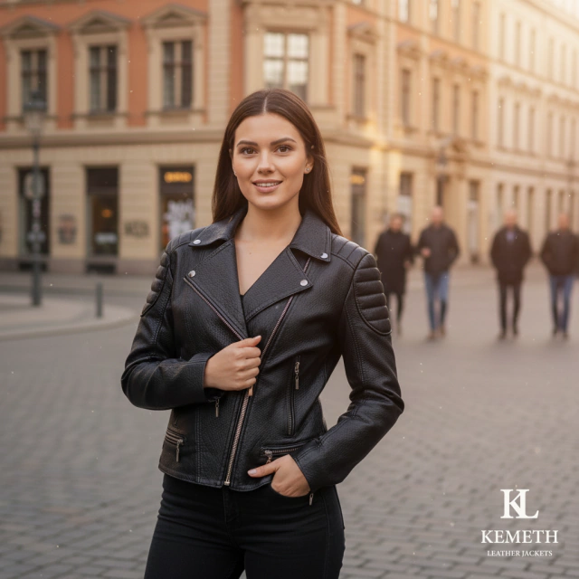 Chaqueta de cuero